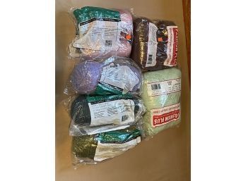 Lot Of Yarn - Eight Skeins / Packages