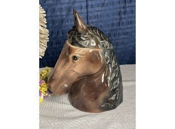 Vintage SMC Horse Head Cookie Jar