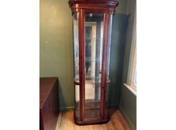Tall Lighted China Cabinet