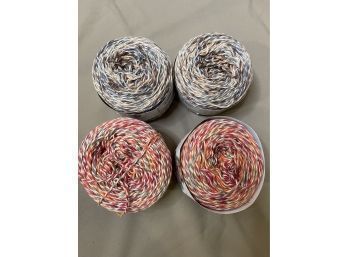 Lot Of Four Comfy Cotton Yarn Skeins
