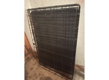 Fold Up Dog Cage Crate With Tray