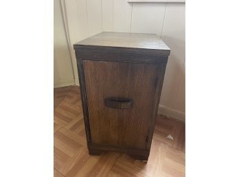 Vintage Wood Side Table / Cabinet