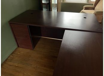 Huge Sectional Two Part Office Desk