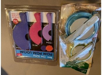 Lot Of Two Sets Of Pom Pom Makers