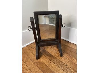 Vintage Wood Vanity Dresser Mirror