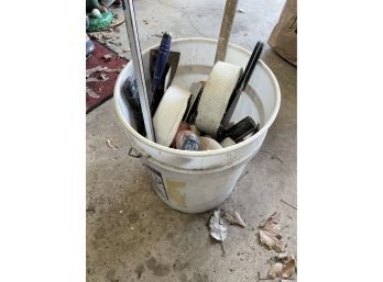 Tool Bucket Drywall Spackle Scrapper #3