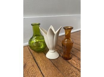 Vase Lot Of Three