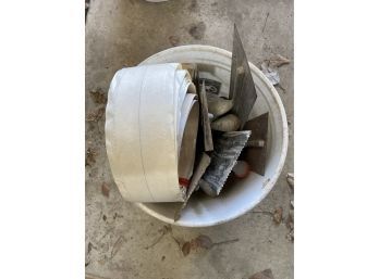 Tool Bucket Drywall Spackle Scrapper #2