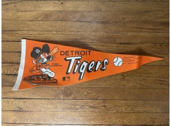 Pennant Detroit Tigers Orange Vintage