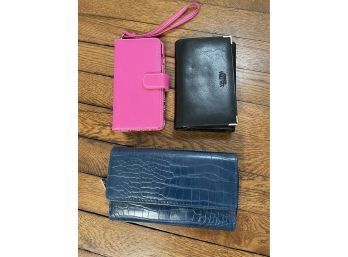 Lot Of Two Wallets And A Cell Phone Case