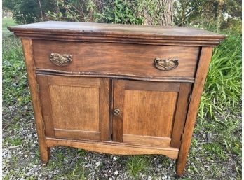 Antique Dove Tailed Commode Table