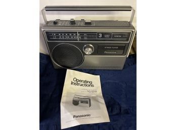 Panasonic 8 Track Player & FM/AM Radio Model No RQ-831A