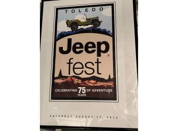 Jeep Fest Framed Poster Art