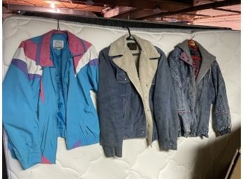 Women's Vintage Jacket Lot Of Three Coats 80's 90's