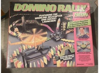 Vintage Domino Rally Game In Box