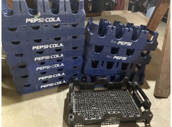 Lot Of Pepsi & Dr Pepper Plastic Trays