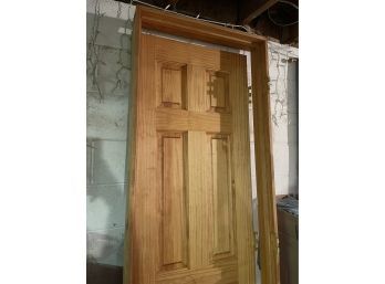 Pine Door With Frame