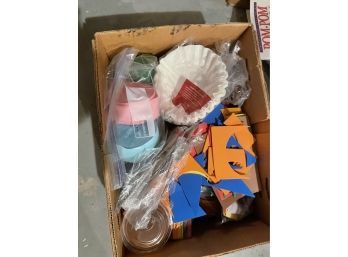 Craft Lot Foam Sheet Pieces Pipe Cleaners Coffee Filters