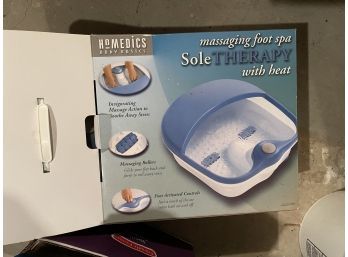 Homedics Messaging Home Foot Spa In Box With Heat
