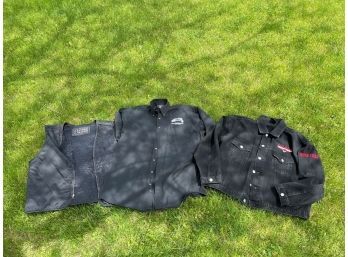 Harley Davidson Jacket / Men's Shirt / & Leather Vest