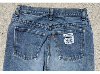 Vintage Levi's Denim Jeans Orange Label Size 11
