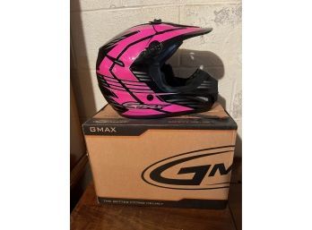 Youth Medium GMax Safety Helmet In Pink