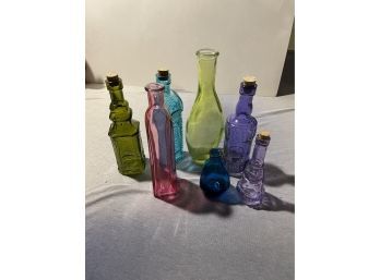 Bottles Glass Modern Rainbow Bottles #1