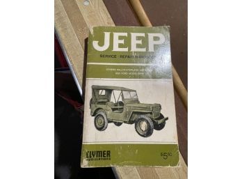 Vintage Jeep Service Repair Handbook 1971