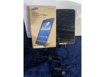 Samsung Galaxy Tablet 3 And Charger