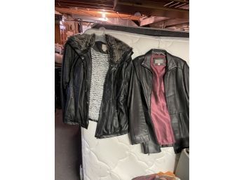 Women's Jackets Coat Faux Fur Hood XL And L