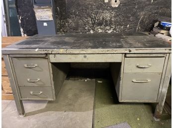 Vintage Steel Desk