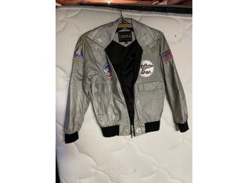 Vintage Kid's Jacket With Patches NASA Childrens