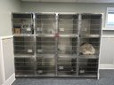 One Shor-Line KoMo Stainless Steel Animal Kennel To Build Stackable Wall - 30x28x24
