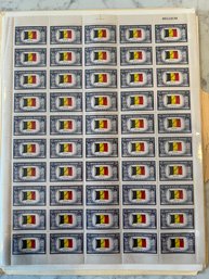 Stamp Package #68. Belgium Folder