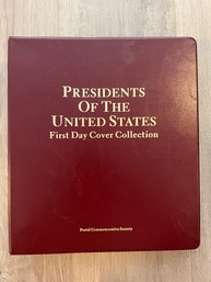Presidents Of The United States First Day Cover Collection Stamp Book