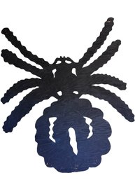 4 Ft Tall! Casts A Huge Shadow On Wall! Or Hang!  Carved Wood Shadow Cut Out Of Spider