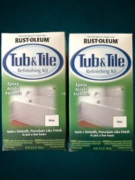 Two Rust-oleum Tub & Tile Refinishing Kits