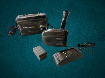 Panasonic Palmcorder IQ With Case And Accessories