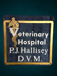 Carved Wood Veterinary Signage. 4 Ft X 4 Ft