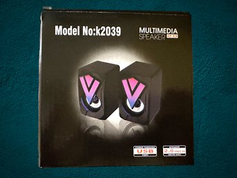 Multimedia Speaker 2.0 Model No. K2039