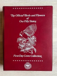 The Official Birds And Flowers Of Our Fifty States Stamp Lot