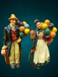 Vintage Ballon Seller Couple