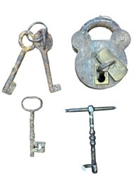 Lock & Keys Measuring 4 Inches
