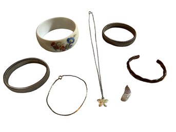 Shell Necklace, Pendant & 5 Bracelets