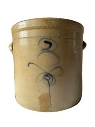 Rare Marked Antique Stoneware Crock