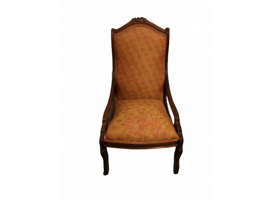 Antique Upholstered Carved Chair