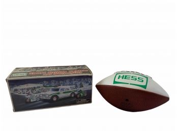 Hess Truck, Motorcycles And Hess Football