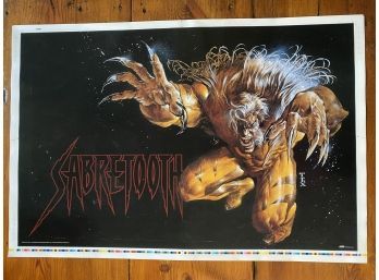 Sabertooth, 1993 Marvel Poster #151