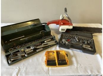 Hand Tool Lot With Trimmer