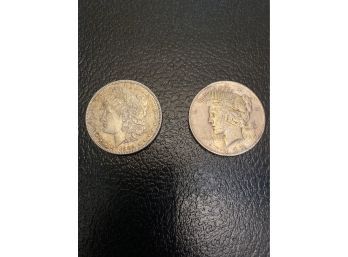 1902 & 1922 US Silver Dollars